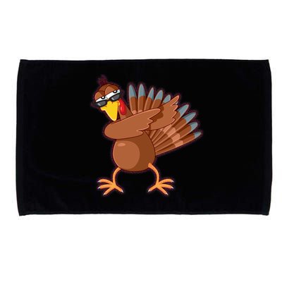 Thanksgiving Dabbing Turkey Microfiber Hand Towel