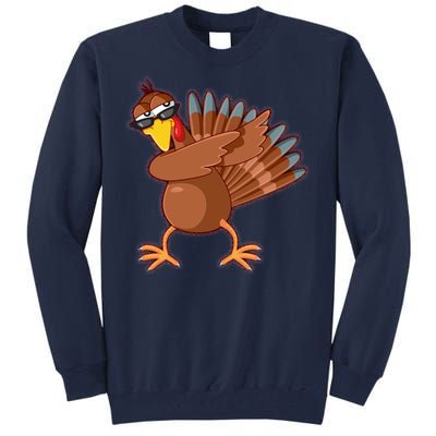 Thanksgiving Dabbing Turkey Tall Sweatshirt