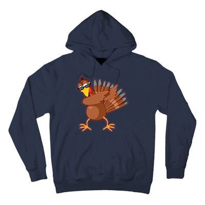 Thanksgiving Dabbing Turkey Tall Hoodie