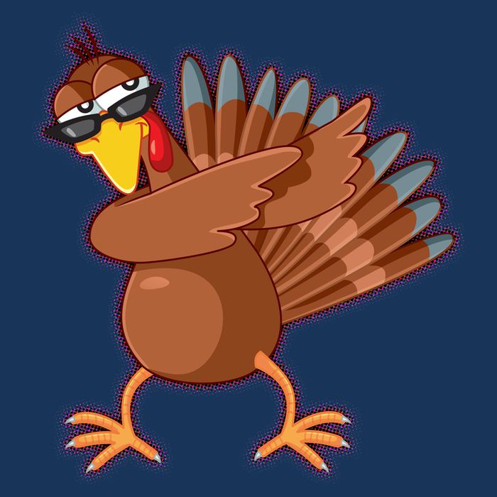 Thanksgiving Dabbing Turkey Infant Baby Jersey Bodysuit