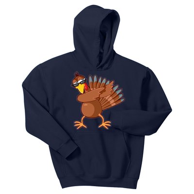 Thanksgiving Dabbing Turkey Kids Hoodie