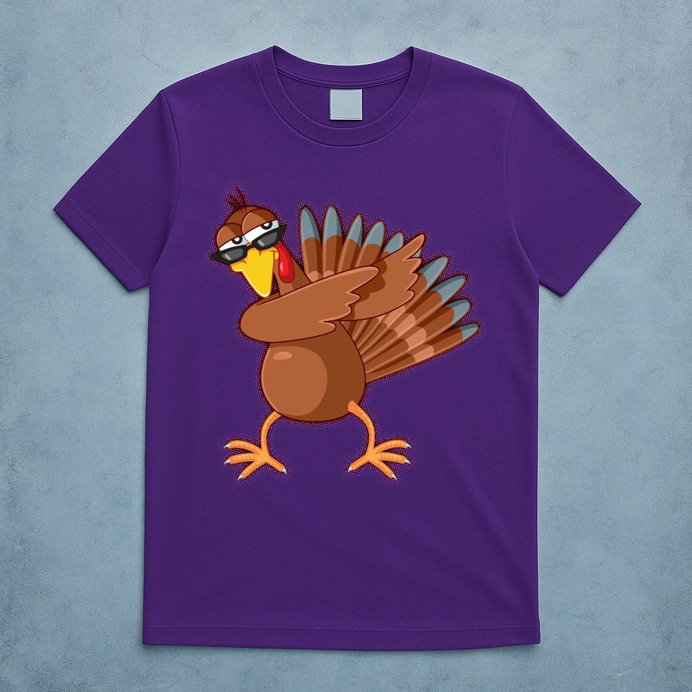 Thanksgiving Dabbing Turkey T-Shirt