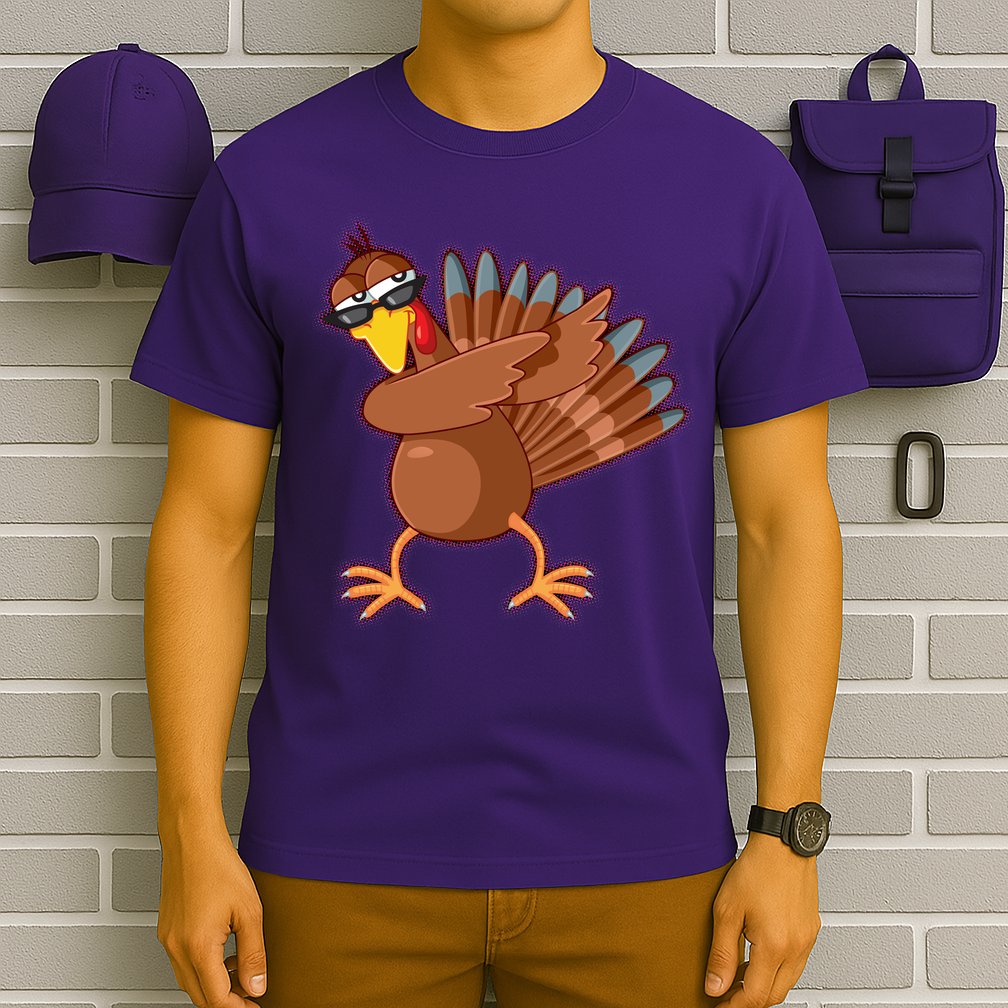 Thanksgiving Dabbing Turkey T-Shirt