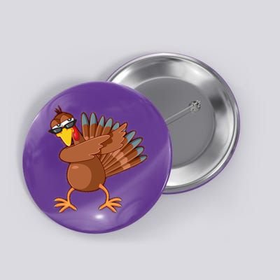 Thanksgiving Dabbing Turkey Button