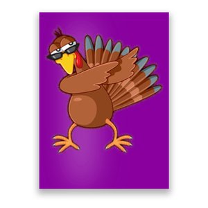 Thanksgiving Dabbing Turkey Poster