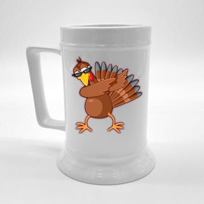 Thanksgiving Dabbing Turkey Beer Stein