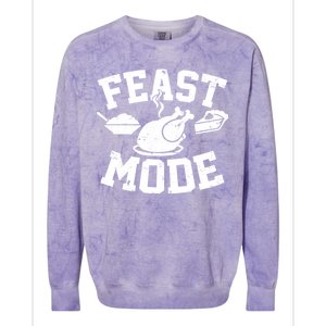 Thanksgiving Feast Mode Colorblast Crewneck Sweatshirt