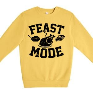 Thanksgiving Feast Mode Premium Crewneck Sweatshirt