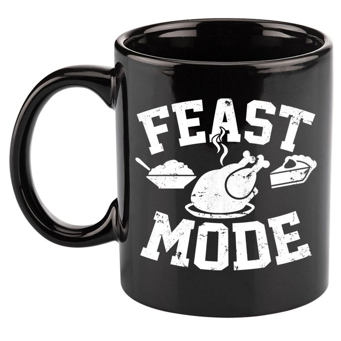 Thanksgiving Feast Mode 11oz C Handle Ceramic Mug