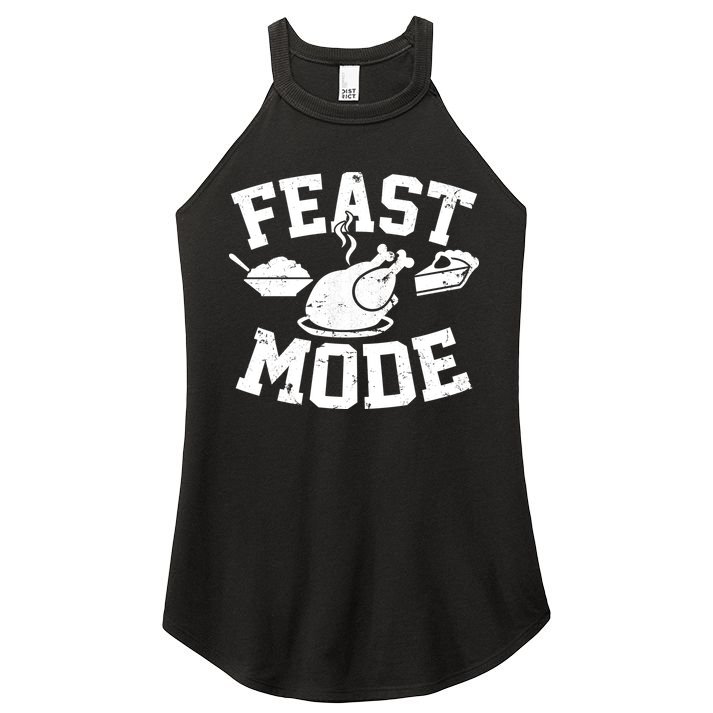 Thanksgiving Feast Mode Women's Perfect Tri Rocker Tank