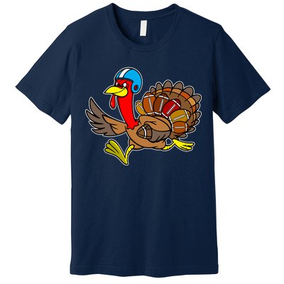 Thanksgiving Football Turkey Premium T-Shirt