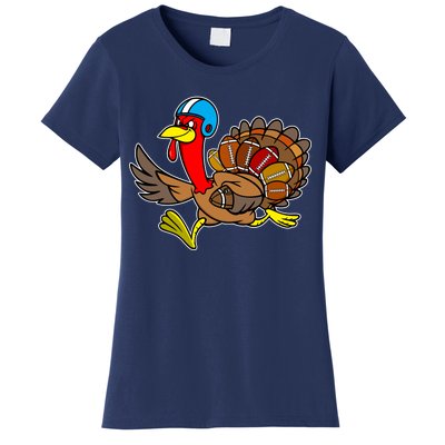 Thanksgiving Football Turkey Women's T-Shirt