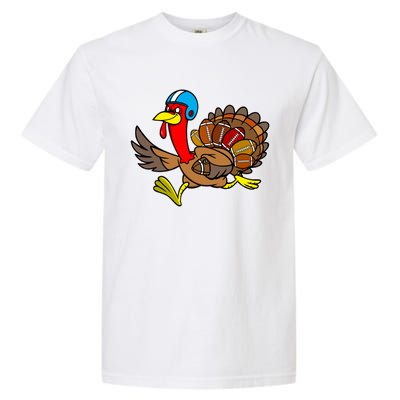 Thanksgiving Football Turkey Garment-Dyed Heavyweight T-Shirt