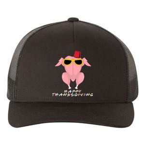 Thanksgiving Friends Funny Turkey Head Yupoong Adult 5-Panel Trucker Hat