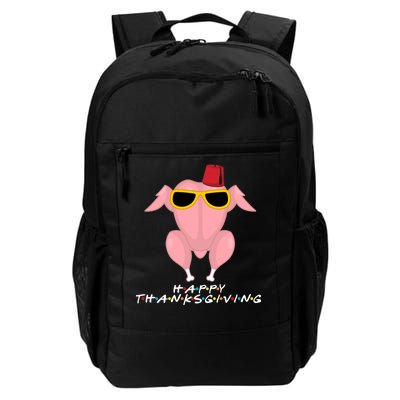 Thanksgiving Friends Funny Turkey Head Daily Commute Backpack