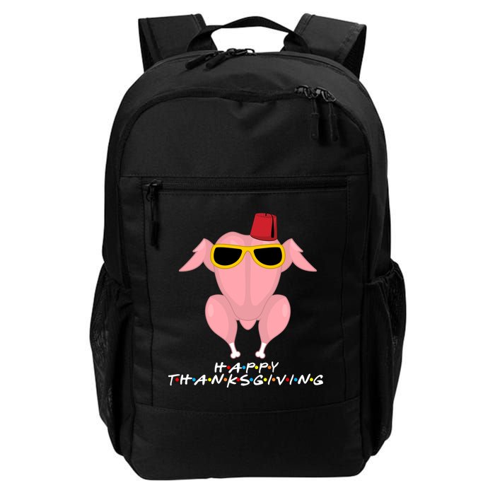 Thanksgiving Friends Funny Turkey Head Daily Commute Backpack