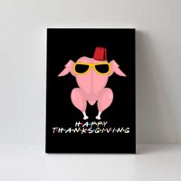 Thanksgiving Friends Funny Turkey Head Canvas