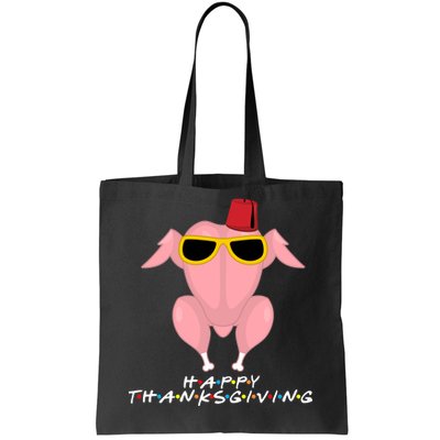 Thanksgiving Friends Funny Turkey Head Tote Bag