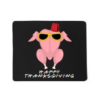 Thanksgiving Friends Funny Turkey Head Mousepad