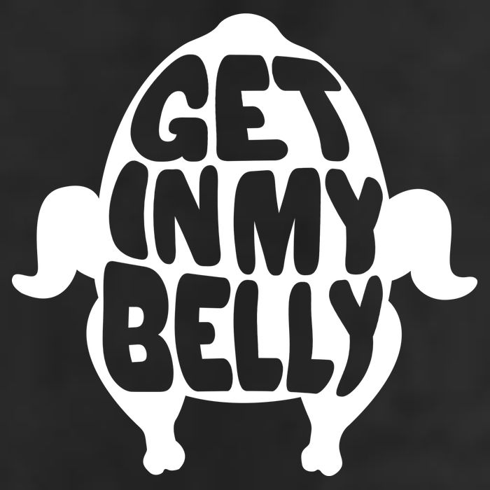 Thanksgiving Get In My Belly Adult Drive Performance Visor