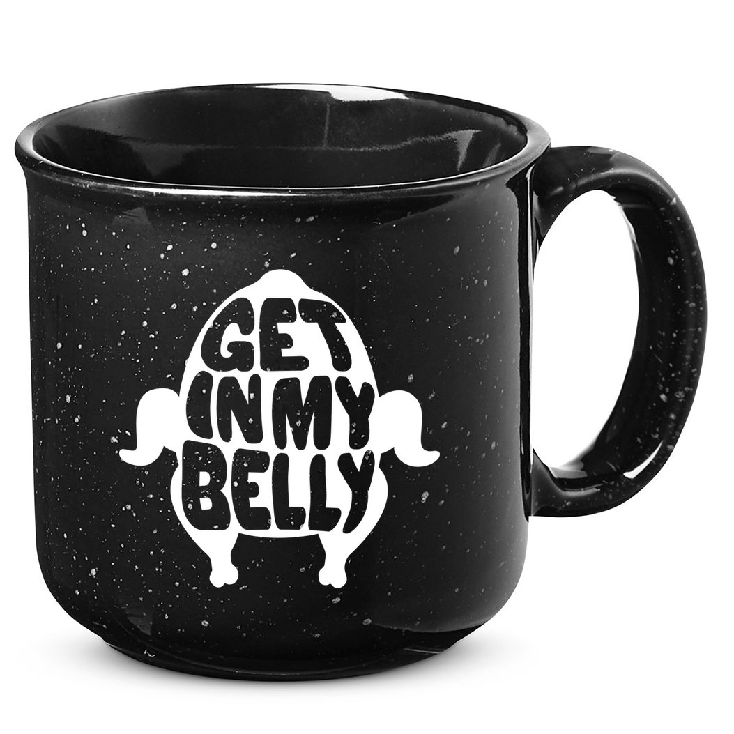 Thanksgiving Get In My Belly 15oz Campfire Ceramic Mug