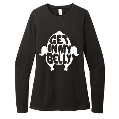 Thanksgiving Get In My Belly Womens CVC Long Sleeve Shirt