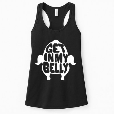 Thanksgiving Get In My Belly Womens Tank Top