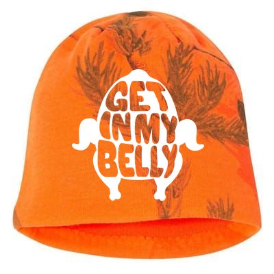 Thanksgiving Get In My Belly Kati - Camo Knit Beanie