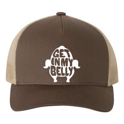 Thanksgiving Get In My Belly Yupoong Adult 5-Panel Trucker Hat