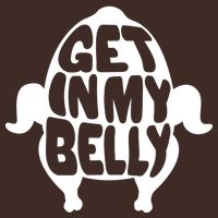 Thanksgiving Get In My Belly Cooling Performance Crew T-Shirt