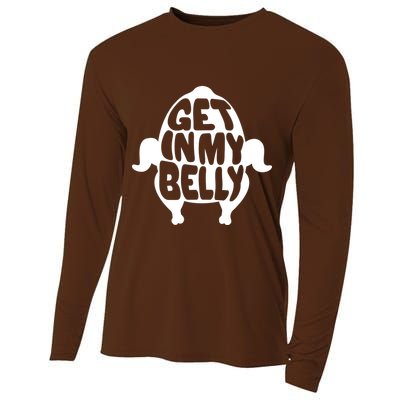 Thanksgiving Get In My Belly Cooling Performance Long Sleeve Crew