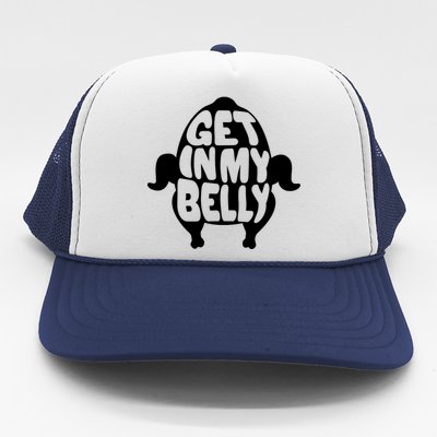 Thanksgiving Get In My Belly Trucker Hat