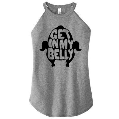 Thanksgiving Get In My Belly Women's Perfect Tri Rocker Tank