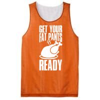 Thanksgiving Get Your Fat Pant Ready Mesh Reversible Basketball Jersey Tank