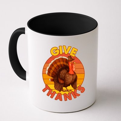 Thanksgiving Give Thanks Emblem Coffee Mug