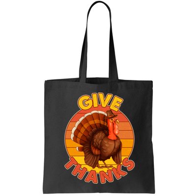 Thanksgiving Give Thanks Emblem Bag