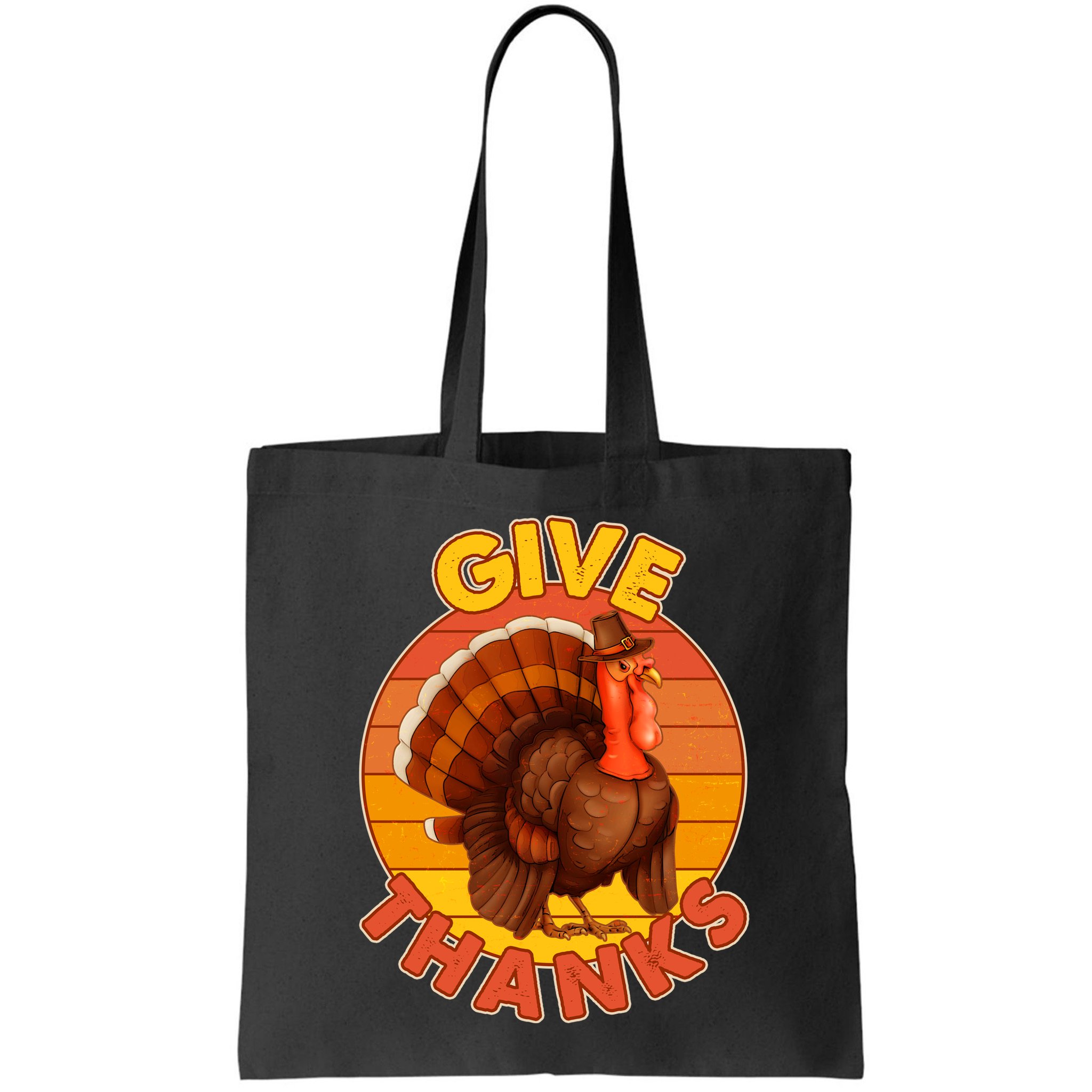 Thanksgiving Give Thanks Emblem Bag