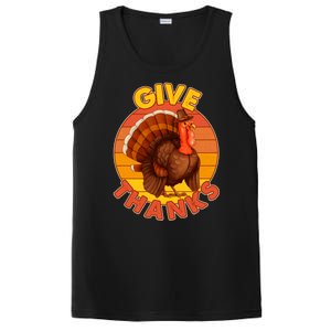 Thanksgiving Give Thanks Emblem PosiCharge Competitor Tank