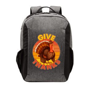 Thanksgiving Give Thanks Emblem Vector Backpack