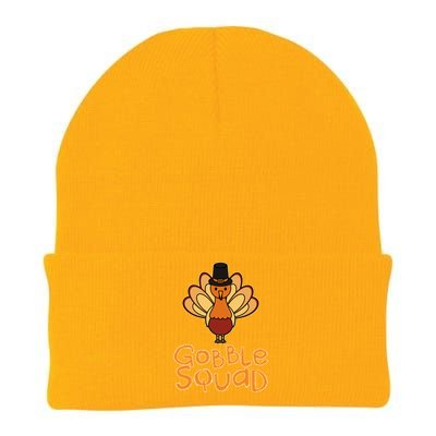 Thanksgiving Gobble Squad Knit Cap Winter Beanie