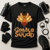Thanksgiving Gobble Squad Cooling Performance Crew T-Shirt