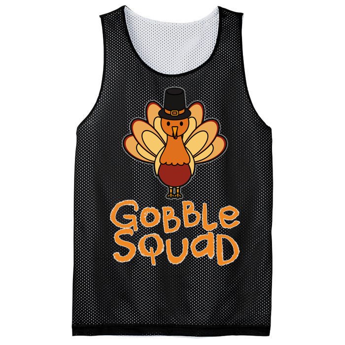 Thanksgiving Gobble Squad Mesh Reversible Basketball Jersey Tank