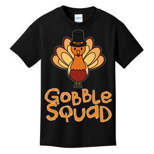 Thanksgiving Gobble Squad Kids T-Shirt