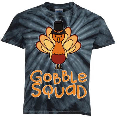 Thanksgiving Gobble Squad Kids Tie-Dye T-Shirt