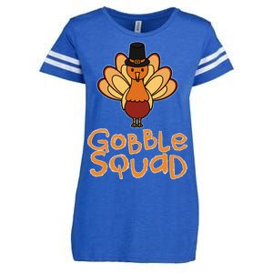 Thanksgiving Gobble Squad Enza Ladies Jersey Football T-Shirt