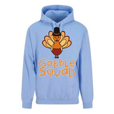 Thanksgiving Gobble Squad Unisex Surf Hoodie