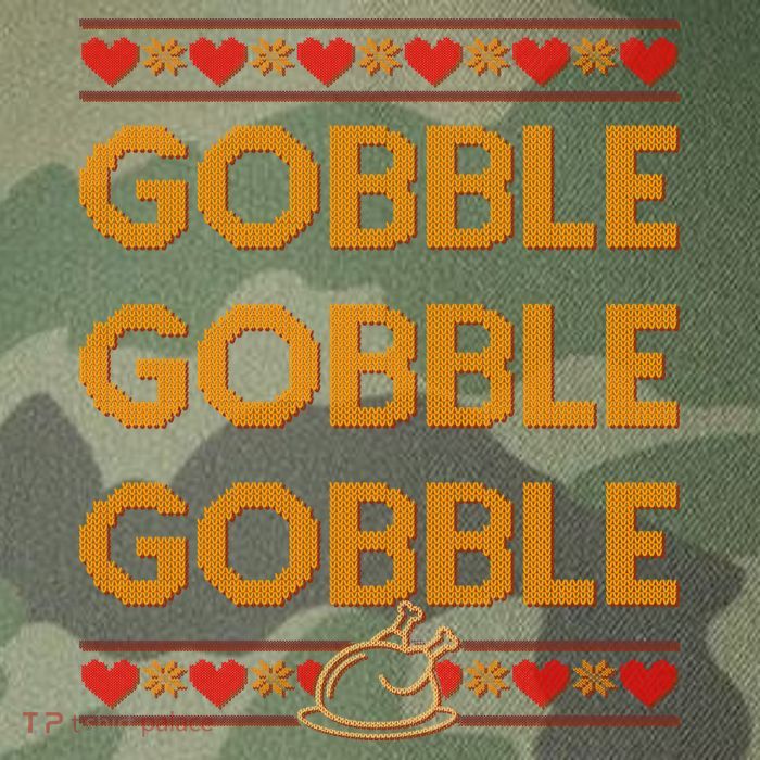 Thanksgiving Gobble X3 Ugly Sweater Legacy Tie Dye Trucker Hat