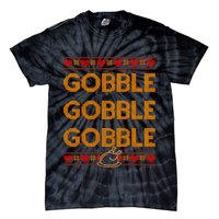 Thanksgiving Gobble X3 Ugly Sweater Tie-Dye T-Shirt