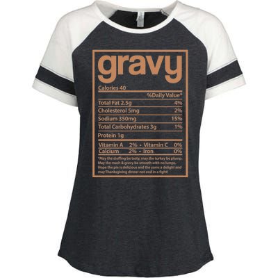 Thanksgiving Gravy Nutrition Facts Enza Ladies Jersey Colorblock Tee