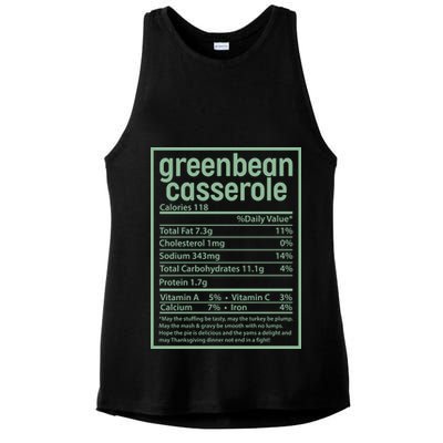 Thanksgiving Greenbean Casserole Nutrition Facts Ladies PosiCharge Tri-Blend Wicking Tank